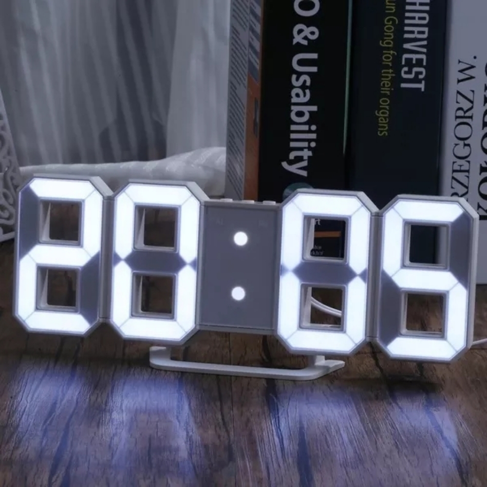 3D LED Digital Clock - Picture 2 of 8